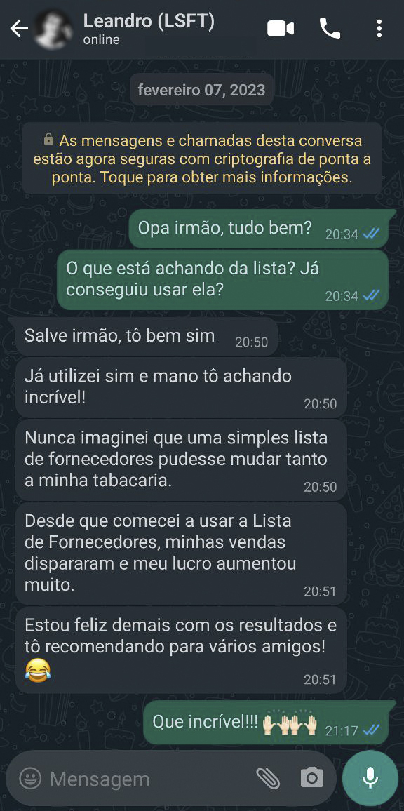 lista secreta fornecedores tabacaria depoimento 2